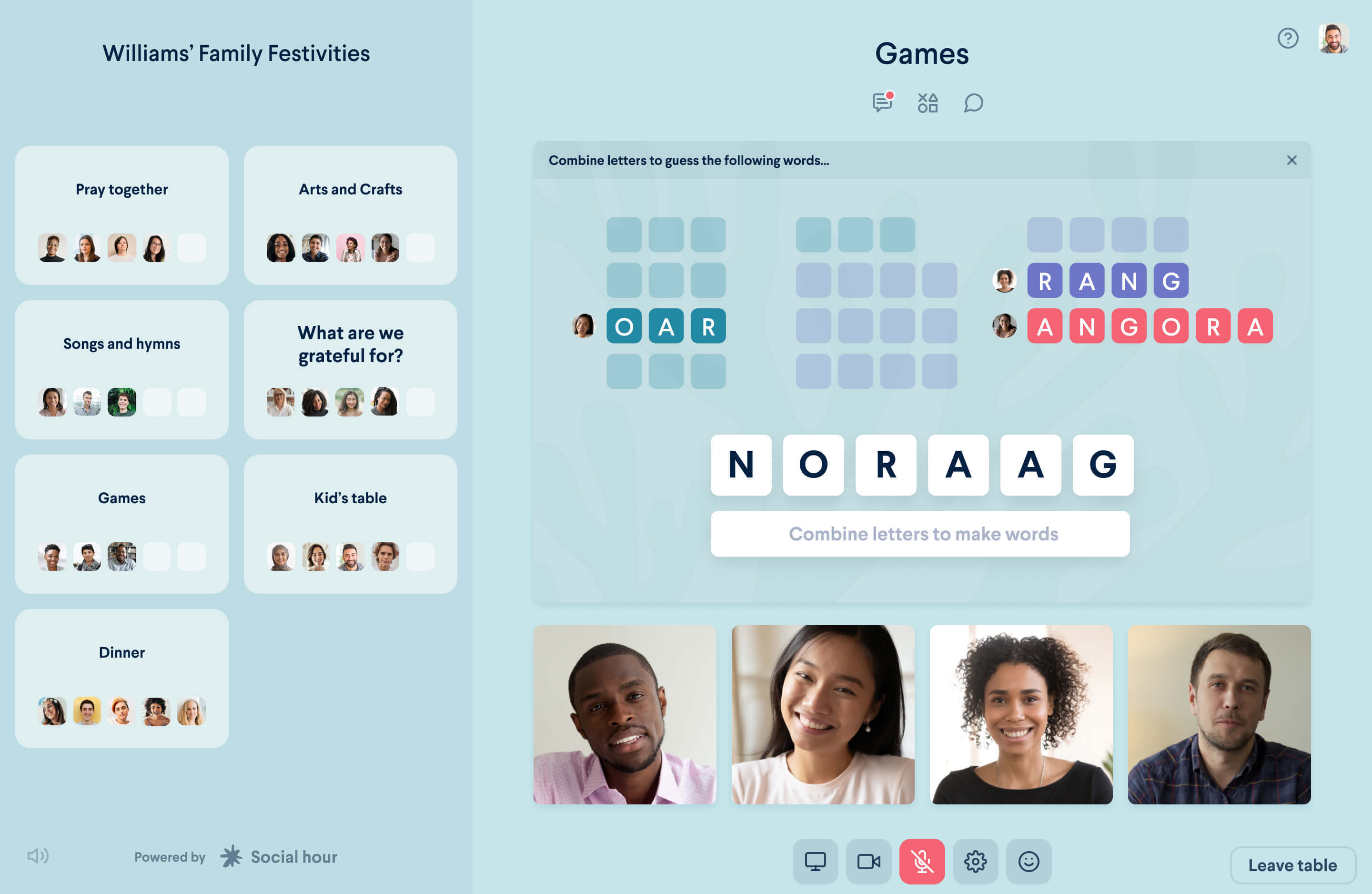 Screenshot of Frameable Events Game